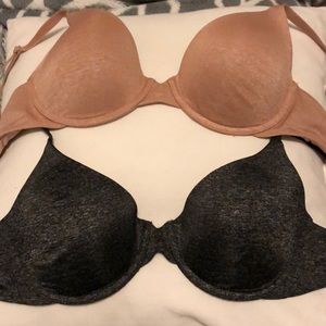 Two Victoria Secret bras